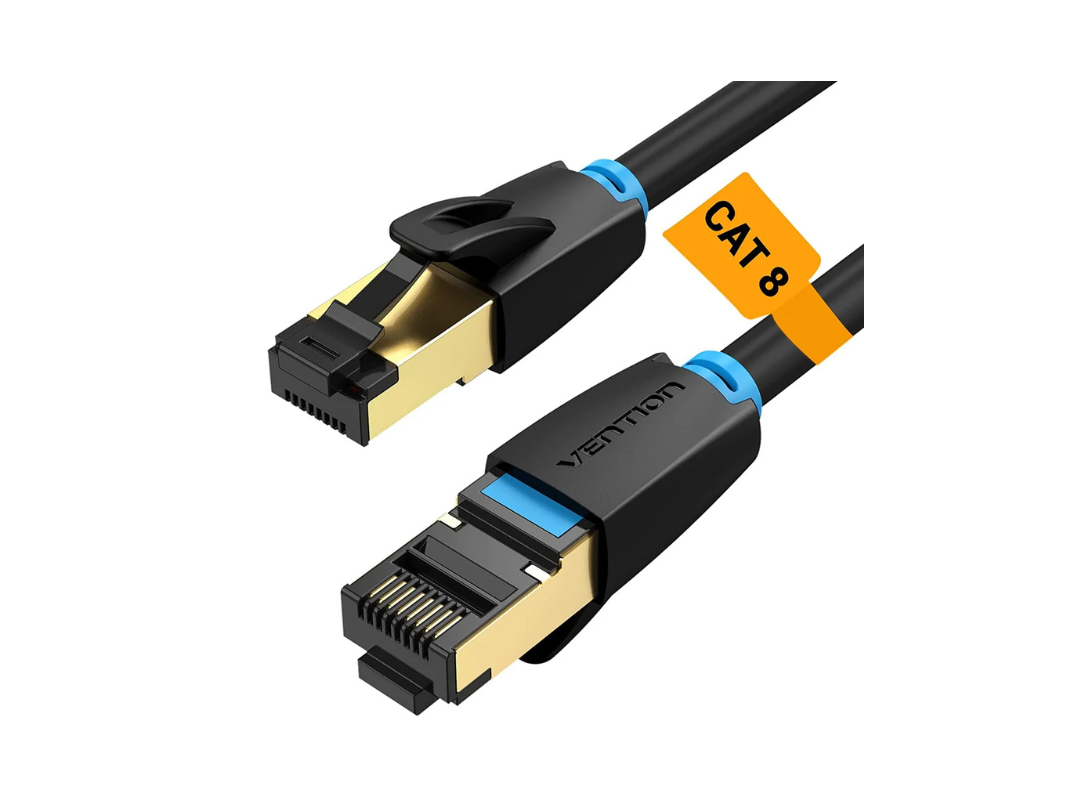 Buy Vention Cat.8 SFTP Patch Cable Black - 10M in Qatar Buy Vention Cat.8 SFTP Patch Cable Black - 10M in Qatar